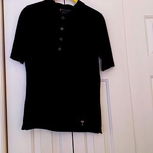 Golfini Size M Short sleeve black golf shirt Worn once